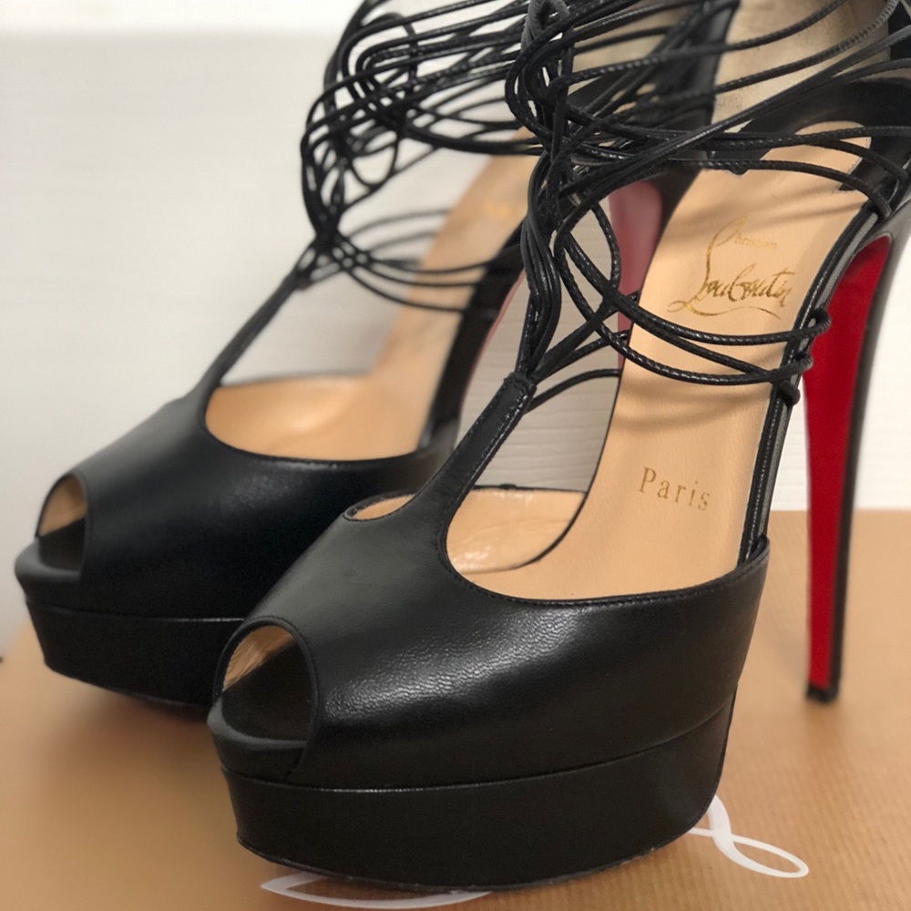 Louboutin Confusalta Strappy Heels WITH BOX - Picture 3 of 12
